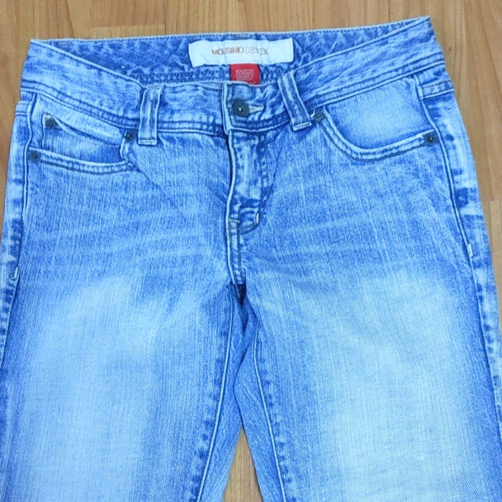 Mossimo Mom Jeans Denim Faded Wash